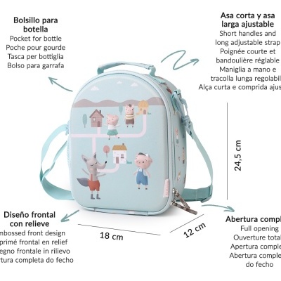Tutete&#x20;&#x7C;&#x20;Bolsa&#x20;T&#x00E9;rmica&#x20;Infantil&#x20;Tr&#x00EA;s&#x20;Porquinhos