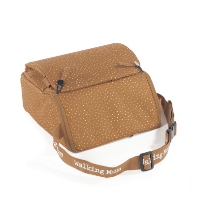 Walking&#x20;Mum&#x20;&#x7C;&#x20;Cadeira&#x20;de&#x20;Refei&#x00E7;&#x00E3;o&#x20;Port&#x00E1;til&#x20;Polka&#x20;Dot&#x20;Poppy&#x20;Cinnamon