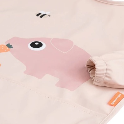 Done&#x20;by&#x20;Deer&#x20;&#x7C;&#x20;Babete&#x20;Imperme&#x00E1;vel&#x20;c&#x2F;&#x20;Mangas&#x20;Tiny&#x20;Farm&#x20;-&#x20;Rosa