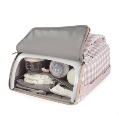 Walking&#x20;Mum&#x20;&#x7C;&#x20;Cadeira&#x20;de&#x20;Refei&#x00E7;&#x00E3;o&#x20;Port&#x00E1;til&#x20;Caetana&#x20;Sand&#x20;-&#x20;Bege