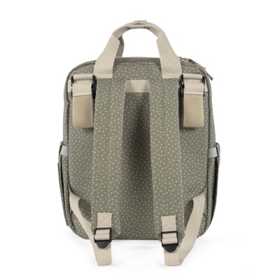 Walking&#x20;Mum&#x20;&#x7C;&#x20;Mochila&#x20;de&#x20;Maternidade&#x20;Polka&#x20;Dot&#x20;Poppy&#x20;Moss