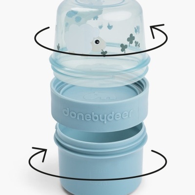 Done&#x20;by&#x20;Deer&#x20;&#x7C;&#x20;Caixa&#x20;para&#x20;Snacks&#x20;2&#x20;em&#x20;1&#x20;Tiny&#x20;Farm&#x20;300ml&#x20;-&#x20;Azul