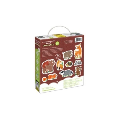 Banana&#x20;Panda&#x20;2x&#x20;Puzzle&#x20;Animais&#x20;da&#x20;Floresta&#x20;&#x2B;&#x20;2&#x20;Anos