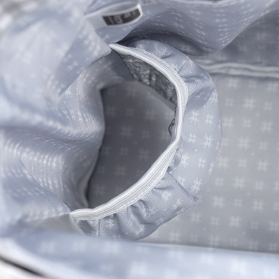 Walking&#x20;Mum&#x20;&#x7C;&#x20;Mochila&#x20;de&#x20;Maternidade&#x20;I&#x20;Love&#x20;Vichy&#x20;-&#x20;Cinza