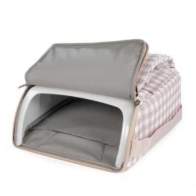 Walking&#x20;Mum&#x20;&#x7C;&#x20;Cadeira&#x20;de&#x20;Refei&#x00E7;&#x00E3;o&#x20;Port&#x00E1;til&#x20;Caetana&#x20;Sand&#x20;-&#x20;Bege