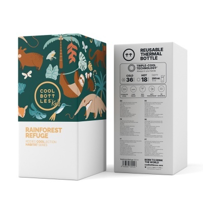 Cool&#x20;Bottles&#x20;&#x7C;&#x20;Kiddies&#x20;Rainforest&#x20;Refuge&#x20;350ml