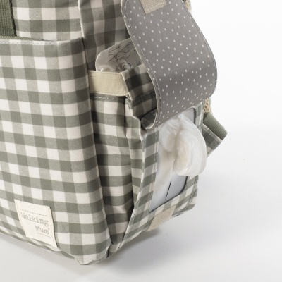 Walking&#x20;Mum&#x20;&#x7C;&#x20;Mochila&#x20;de&#x20;Maternidade&#x20;Caetana&#x20;Stone&#x20;-&#x20;Verde