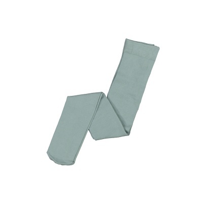 Meia-calça de criança cinza claro sobre fundo branco