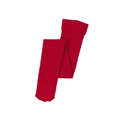 Colã vermelho infantil de tecido liso