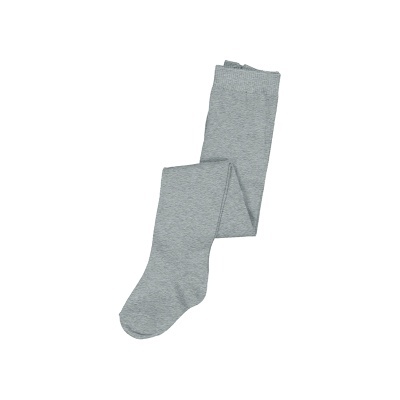 Meias-calças cinza claro dobradas