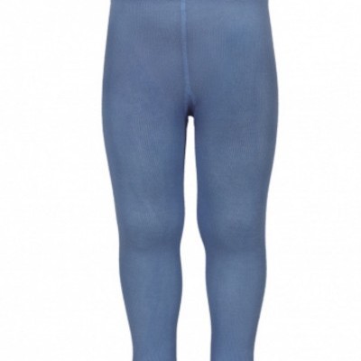 Collants azuis para criança sobre fundo branco