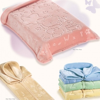 Sacos para bebé Baby Sac Ster 521 em várias cores com padrão de letras e ursinho