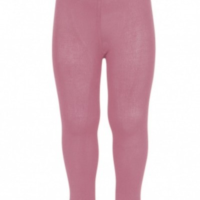 Meias-calças rosa para criança sobre fundo branco