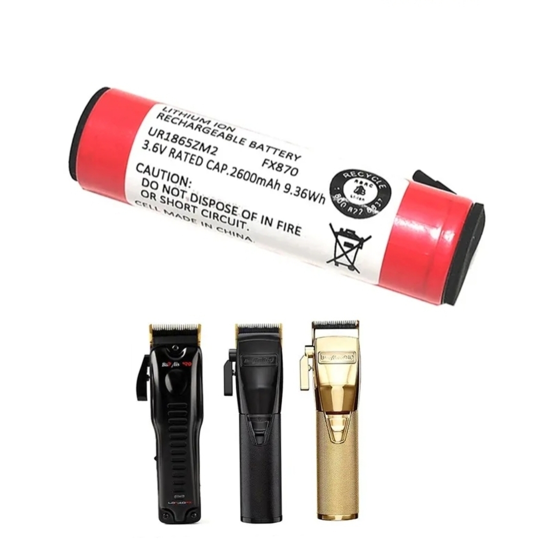 Bateria recarregável e três máquinas de cortar cabelo