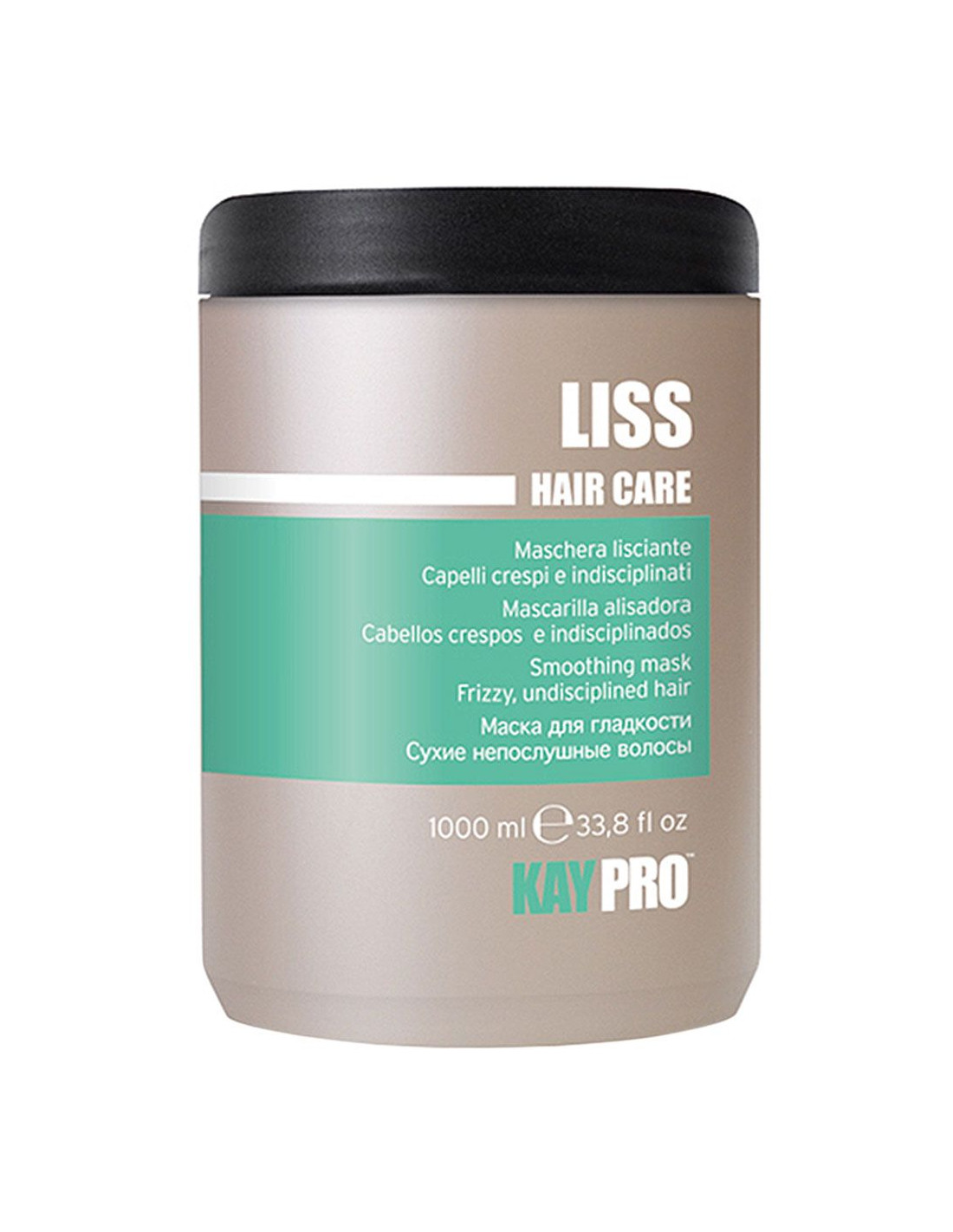 Frasco de máscara alisadora para cabelo LISS HAIR CARE