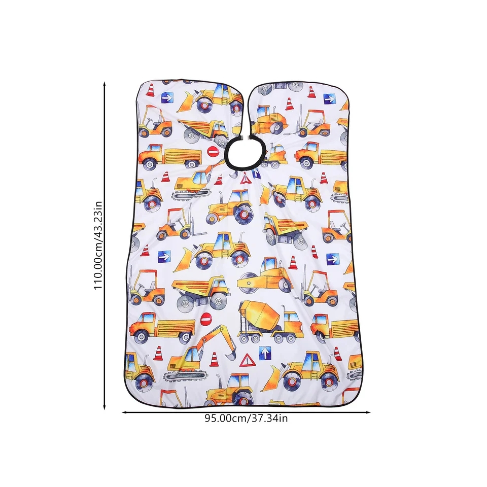 Capa com padrão de veículos de construção e sinais de trânsito