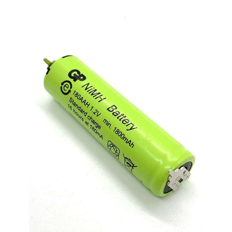 Bateria recarregável verde GP NiMH 1800mAh 1,2V