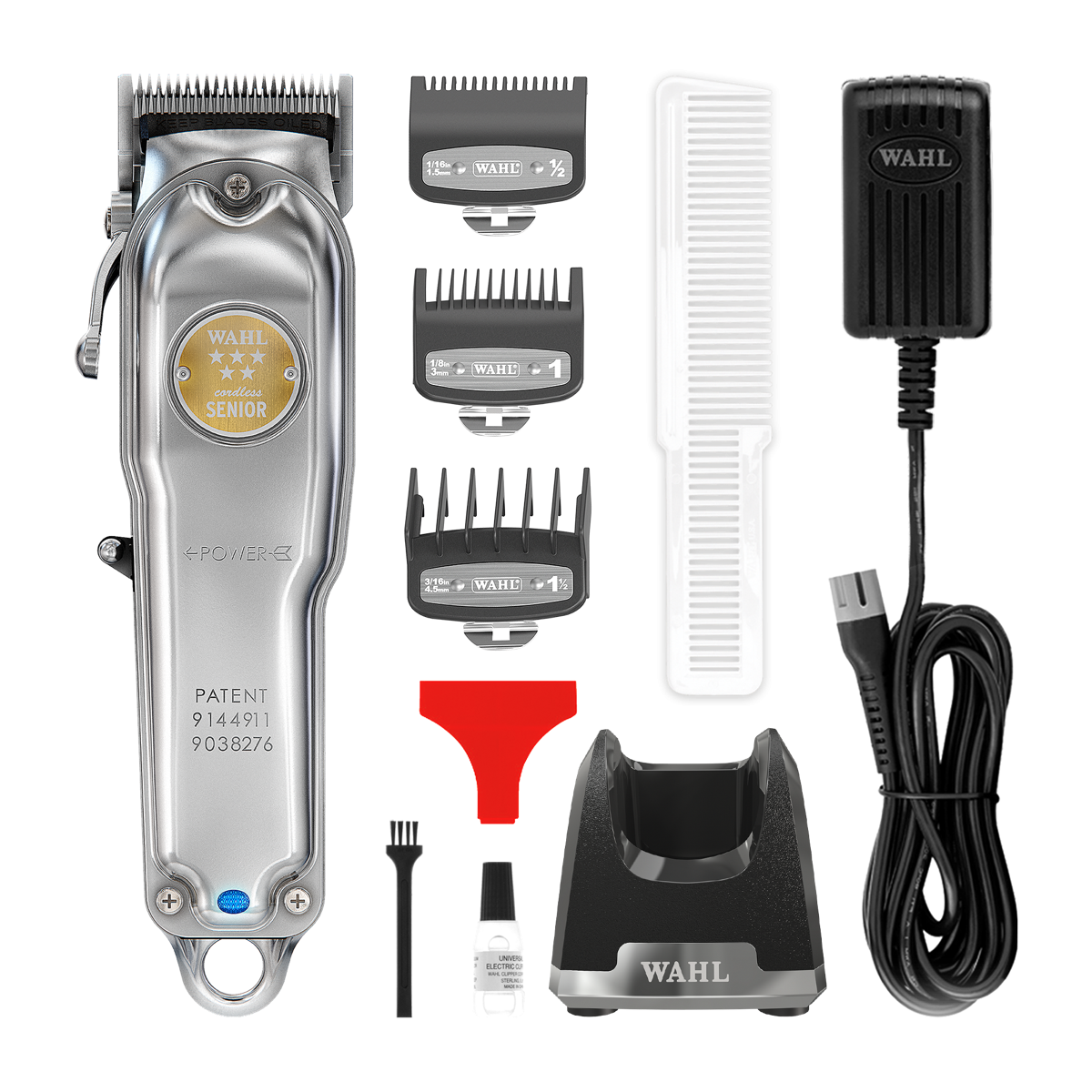 Conjunto de máquina cortar cabelo WAHL SENIOR com acessórios