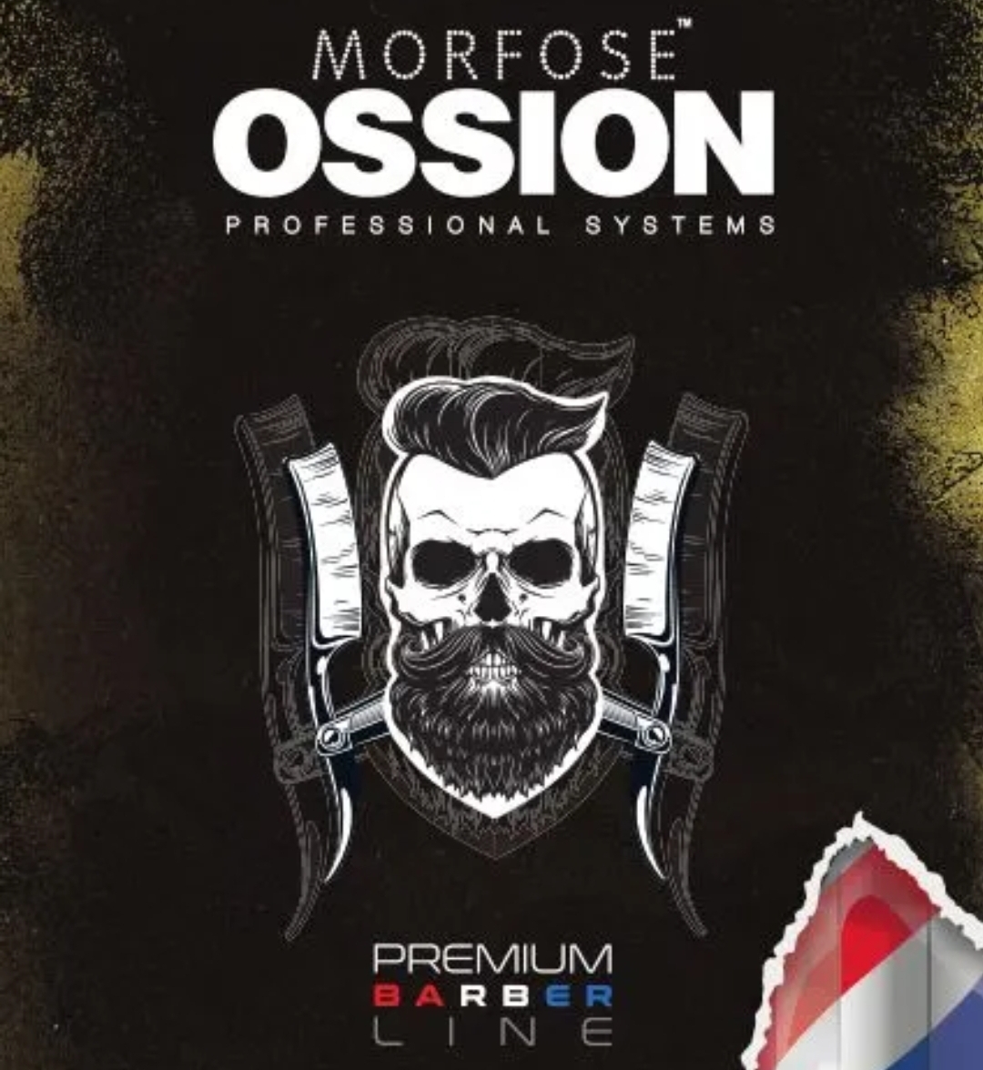 Logotipo e ilustração de marca profissional para linha de barbeiros