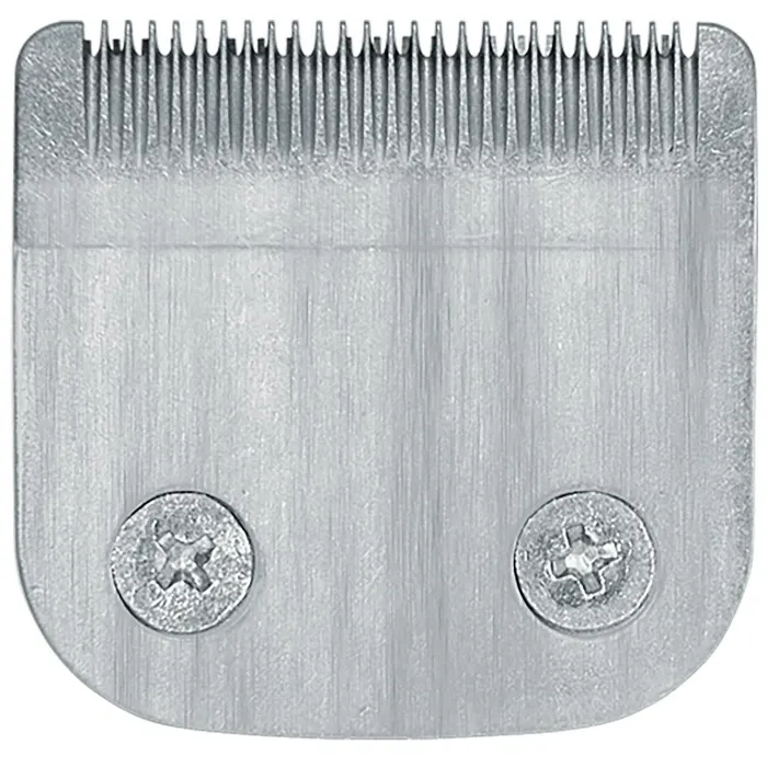 Lâmina metálica prateada para máquina de cortar cabelo