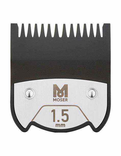 Lâmina preta para máquina de cortar cabelo MOSER 1.5 mm