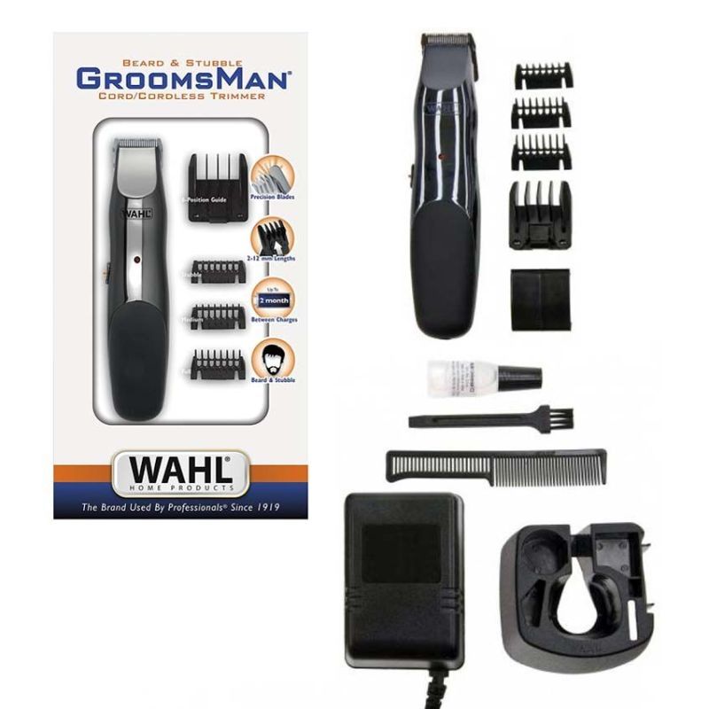 Kit aparador de barba Wahl Groomsman com acessórios