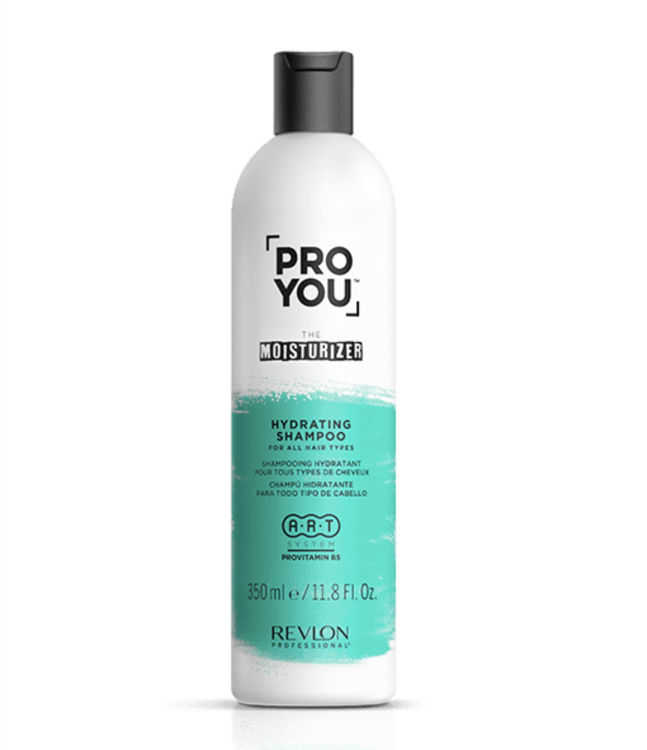 Frasco branco de shampoo hidratante Pro You The Moisturizer da Revlon Professional