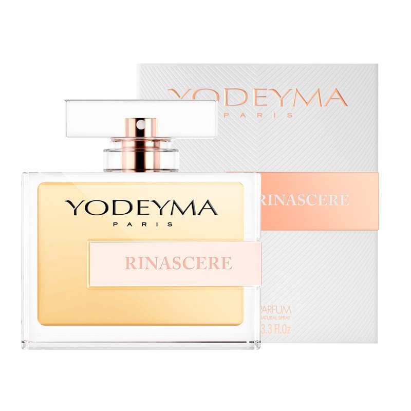 Frasco e caixa de perfume Yodeyma Rinascere