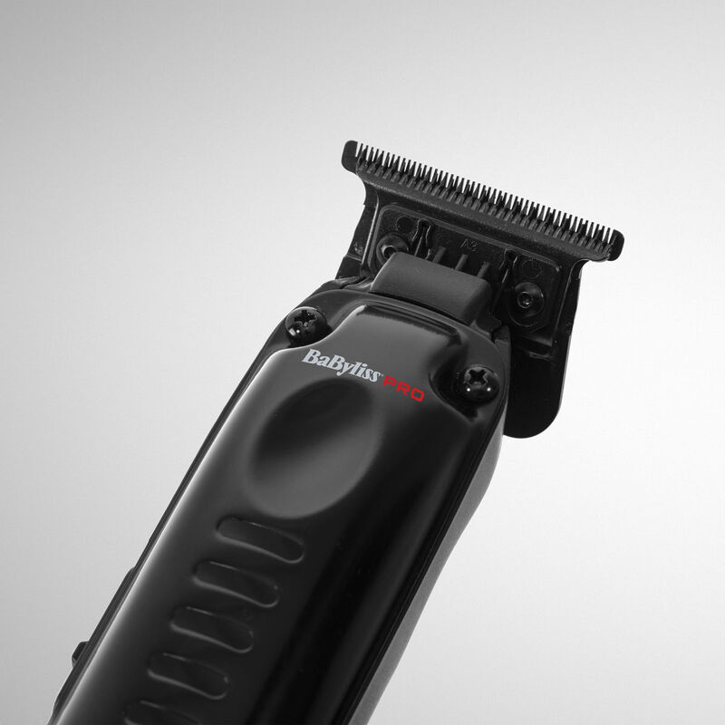 Aparelho de cortar cabelo BaByliss PRO preto com lâmina metálica