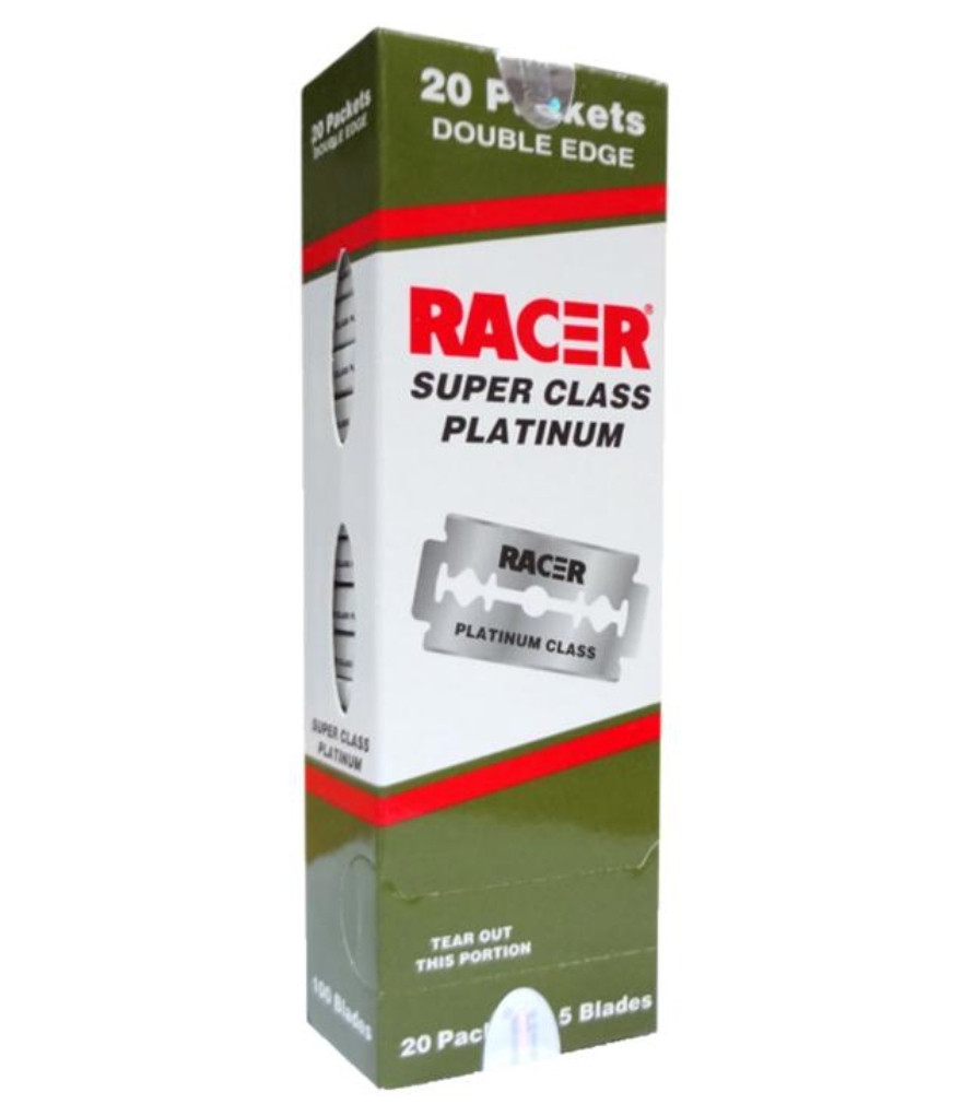 Caixa de lâminas de barbear RACER Super Class Platinum