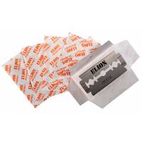 Lâminas de barbear empilhadas e embalada individualmente