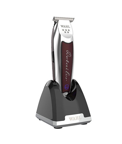 Aparelho de barbear recarregável WAHL com suporte preto