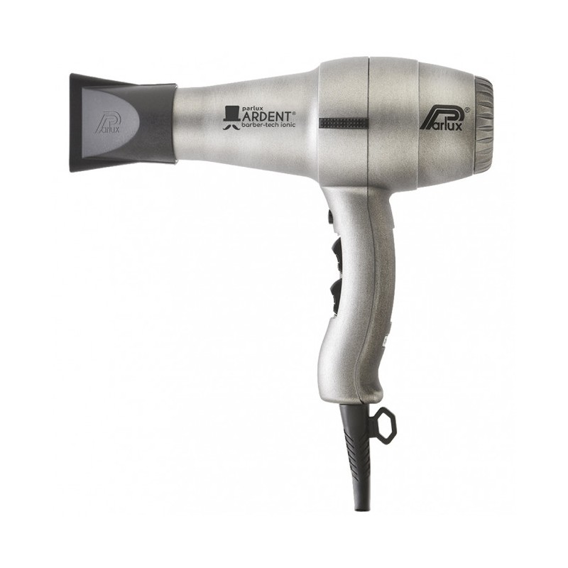 Secador de cabelo Arlux prateado com bocal preto
