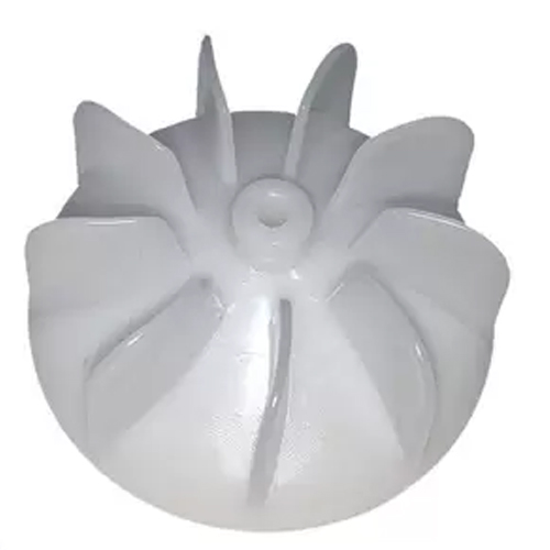 Impulsor de ventoinha plástico branco oito pás