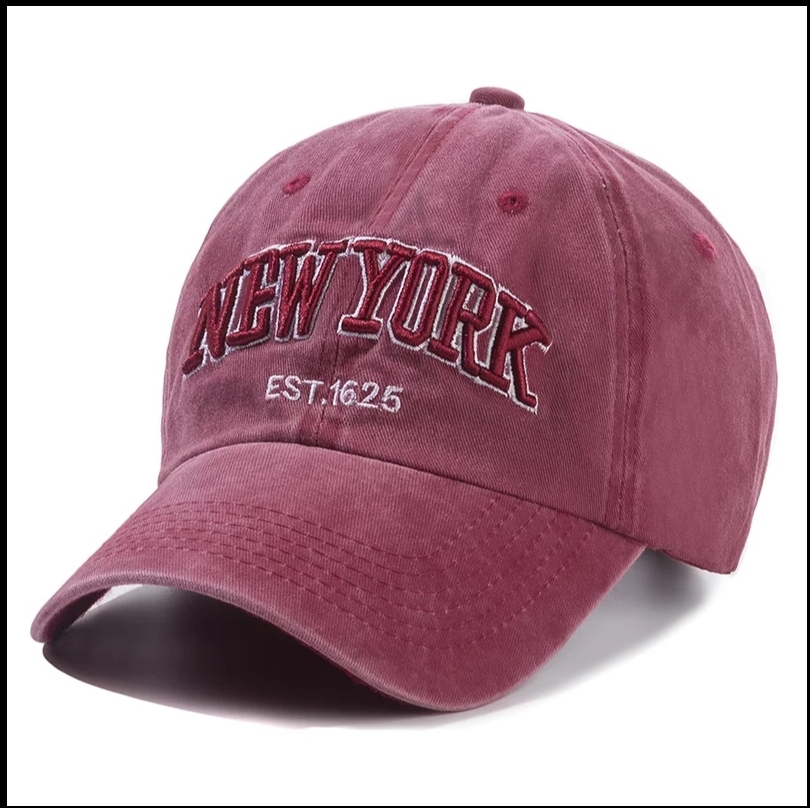 Boné vinhos com bordado NEW YORK EST.1625