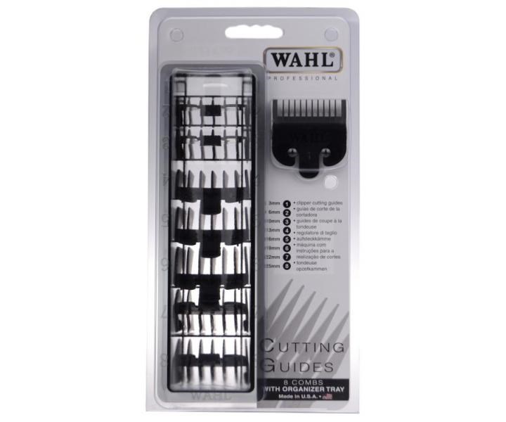 Conjunto WAHL Professional de 10 pentes de corte com organizador de plástico em embalagem