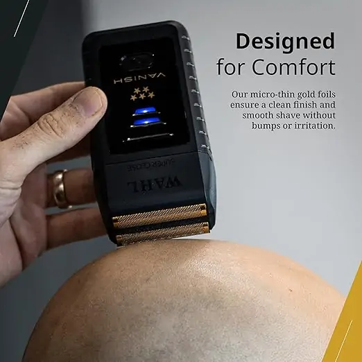 Aparelho de barbear elétrico WAHL a ser usado na cabeça