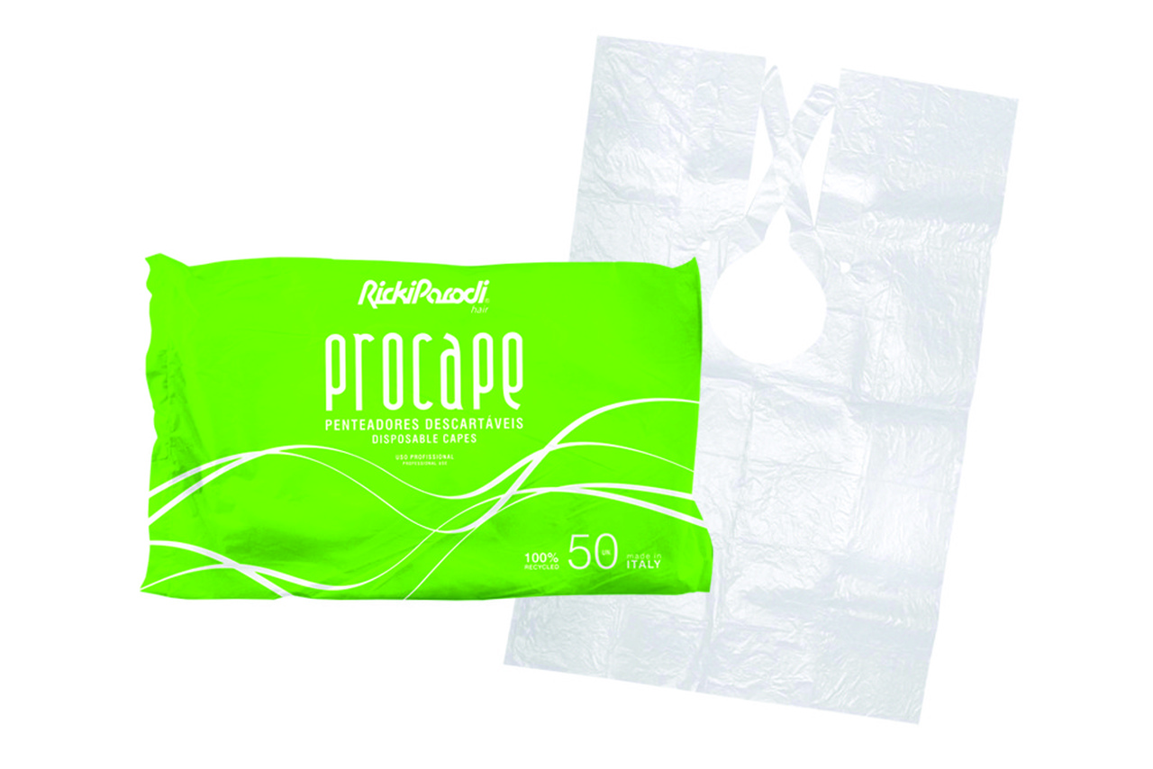 Pacote verde de discos desmaquilhantes RickiParodi Procare com disco plástico