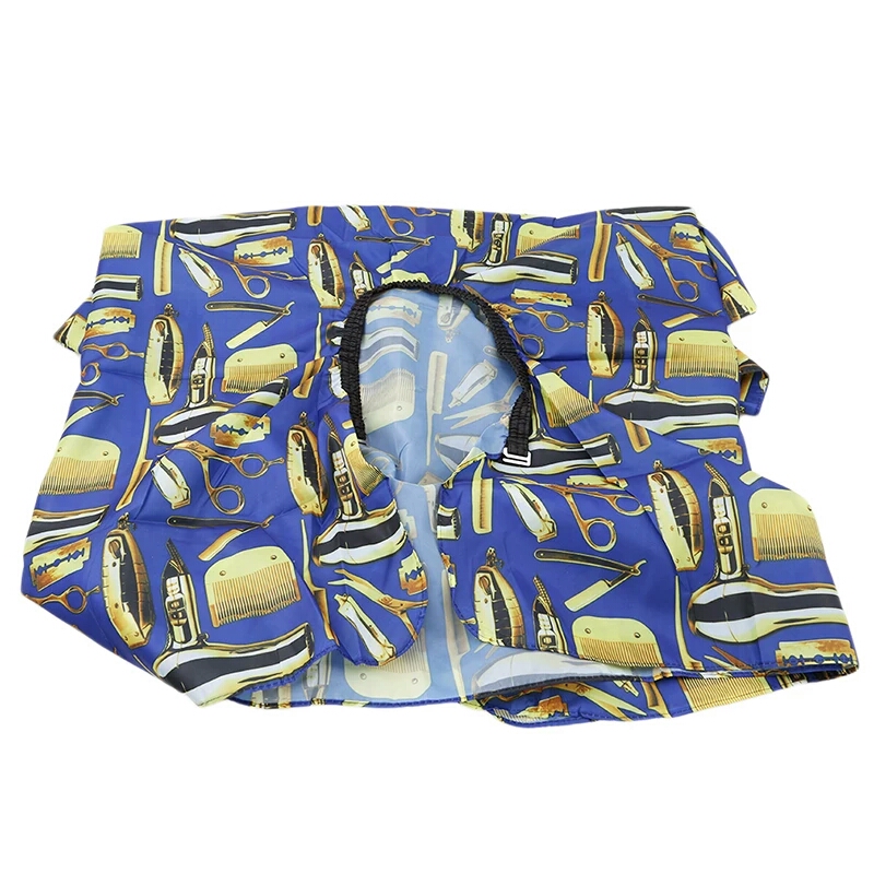 Capa impermeável azul para cão com padrão vintage de rádios e ferramentas