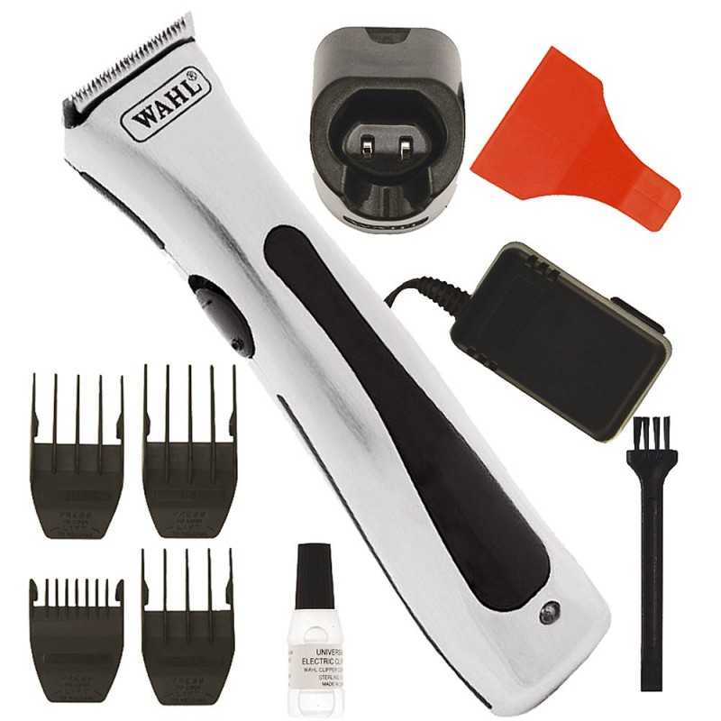 Máquina de cortar cabelo elétrica WAHL com acessórios