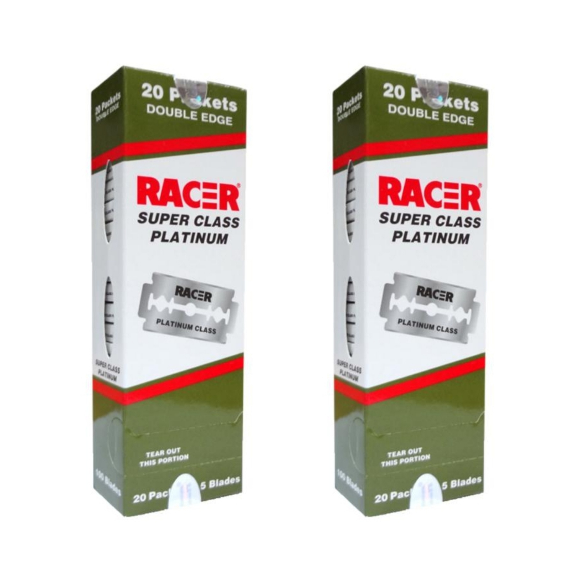 Embalagens de lâminas de barbear RACER SUPER CLASS PLATINUM