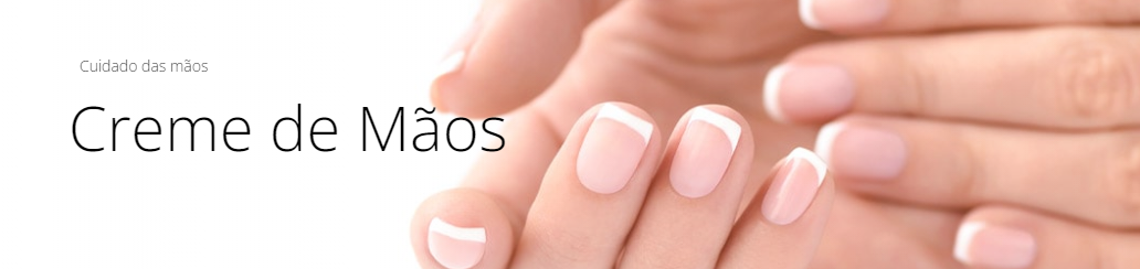 Promoção de creme de mãos com mãos femininas e unhas cuidadas