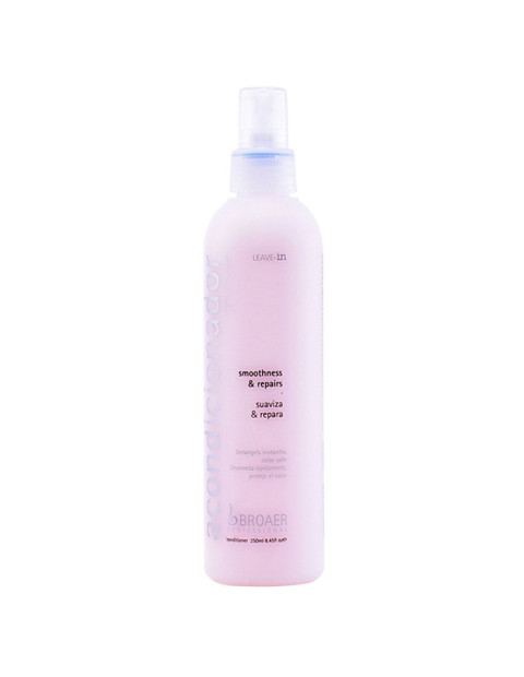 Frasco rosa claro de leave-in para cabelo com tampa spray