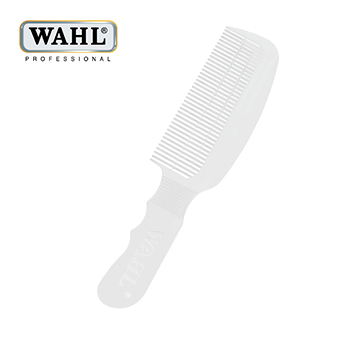 Pente branco WAHL PROFESSIONAL com cabo e dentes finos