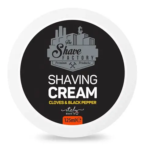 Creme de barbear The Shave Factory cravos e pimenta preta 125ml