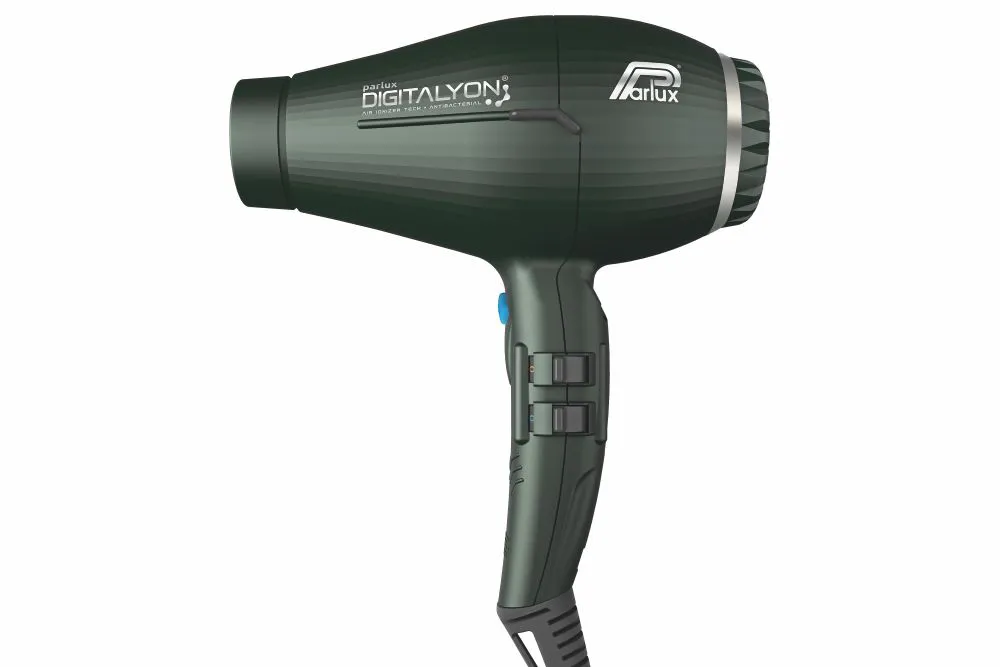 Secador de cabelo preto Marlux DIGITALYON com três botões de controle