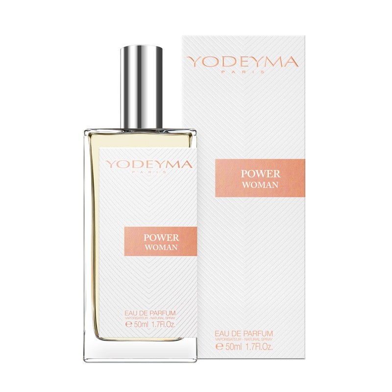 Frasco e caixa de perfume YODEYMA Power Woman