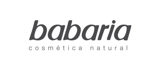 Logotipo babaria cosmética natural em fundo branco