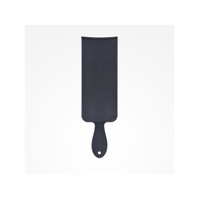 Pá de limpeza preta com cabo ergonómico em material sintético