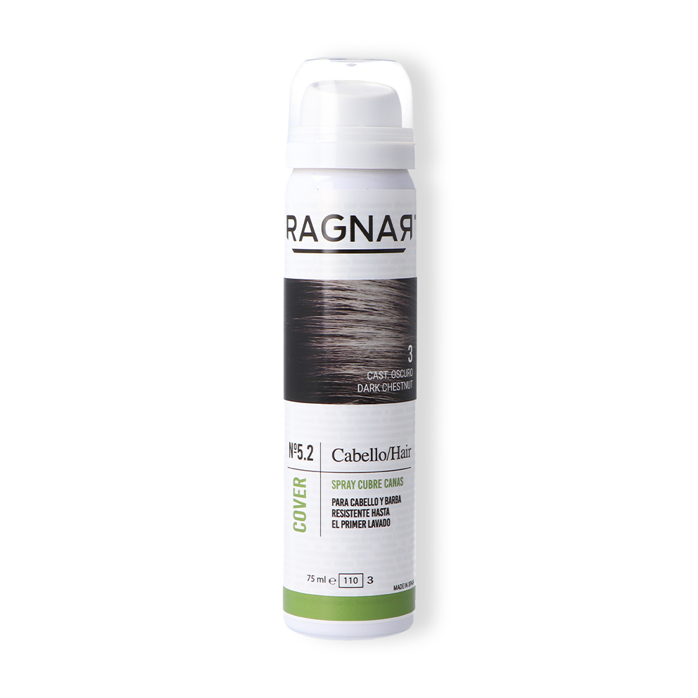 Frasco de spray para cabelo e barba RAGNAR castanho escuro